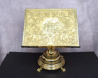 Lightly Used Showroom Model Missal Stand  Book Rest  All Brass  197q  Chalice Co