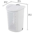 Ultra    Wheeled Hamper Plastic Adult  White