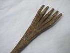 Antique 5-tine Fish Eel Frog Gig Tool Spear Head Hand Forged Fishing Tool Fork