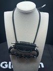 Knuckles Necklace   Belt Buckle Full Size With 24 550 Paracord Large Silver Tone