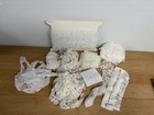 Lot Of White Lace Trim Remanants All Sizes Crafting Sewing Projects