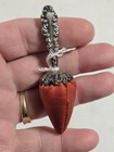 Old Antique Vintage Sterling Silver Sewing Emery Strawberry Pincushion Lot