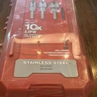 Milwaukee 49-22-8610 4pc Carbide Hole Cutter Set New Sealed Free Shipping 