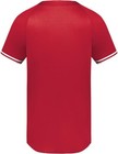 Augusta Sportswear Boys Cutter  Henley Jersey  Scarlet white  Xl