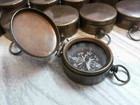 Brass Antique Lot Of 50 Compass Vintage Lid Compass 35 Mm Working Designer Gifts