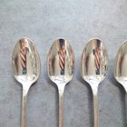 Christofle Marly 6pcs Silverplate Flatware Coffee Spoon Excellent