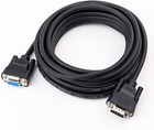 15ft Com Port Serial Cable Male To Female Rs232 Extension 9 Pin Straight Through