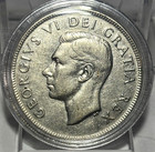 1952 Canada Silver 50-cent Half Dollar-80  Silver- 30 Oz Asw-mintage 2 596 465