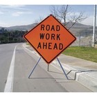 Brady 57069 Sign Stand  Steel  For Roll-ups Signs
