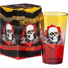 Powell Peralta Skateboards Pint Glass Ripper Yellow red Fade 16oz