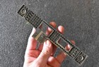 Cast Brass Or Bronze Eastlake Victorian Exterior Entry Door Strike Plate Flowers
