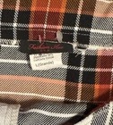 Red And White Plaid Kids Skirt Size Large