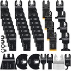 40 Pcs Oscillating Saw Blades Set  Premium Multitool Kit For Wood  Metal  Plasti