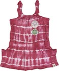 Burt s Bees Baby 2 Pc Pink Cotton Ruffled Straps Shirt And Shorts Set Sz 6-9 Mo