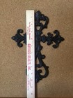 Ornate Iron Cast Metal Antique Style Decorative Wall Cross 10 Inches