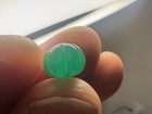 Natural Carved Emerald Beads Lot Of 4     10mm Melon Cut     Hand Cut Premium