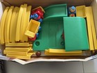 Vtg 1985 Little Tikes Creative Railway Roadway Track Complete- Mint W  Fair Box 