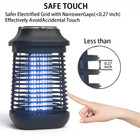Bug Zapper Outdoor indoor mosquito Zapper 4200v High Powered Waterproof Electron