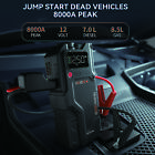 Featou 8000a Car Jump Starter With Air Compressor Pack Booster 12v Power Bank