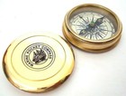 Brass Pocket Compass Nautical Vintage Marine Style L