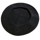 Wool Berets For Adults - French Beret - Artist Hat - Pack One Size Black