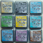 Lot Of 9 Tim Holtz Distress Oxide Ranger Ink Pads Multiple Colors Brand New 