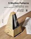 Donner Mechanical Metronome Natural For Piano Guitar Track Beat Tempo Loud Sound