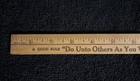 Nice Vintage Coca Cola Bottling Company 12  Wooden Ruler Good Rule Do Unto
