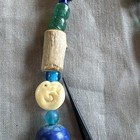 Sea Glass And Blue Glass Beads For Crafts Or Decor  Blues  Whites  Green Colors
