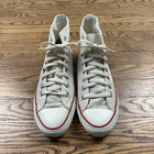 Vintage 80s Converse Chuck Taylor All Star Shoes Optical White Usa Made Size 8 5