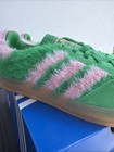 Adidas Gazelle Indoor Lace Up Womens Green Sneakers Casual Shoes Jp8342 Size 7 5