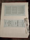 China 1899 Chinese Imperial Railway 100 Sterling Gold Or Coupons Bond Loan Share