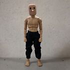 Be-cgp-blk  1 12 Fabric Cargo Jogger Pants For 6  Action Figure Body - Black