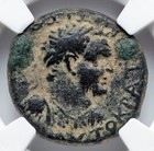 Lycaonia Iconium Emperor Titus 79 Ad Ngc Choice Bronze Roman Ancient Coin D215
