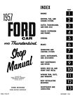 1957 Ford Cars   Thunderbird Shop Manual