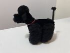 Vintage Steiff Snobby Poodle Dog Black 1960s - 10cm 4in - No Chest Tag