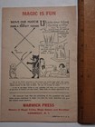 1920s-30s Mystery Magic And Fun Catalog Warwick Press 
