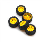 2 4 10pcs 35mm 40mm Model Wheels Rubber Tires Parts For Rc Model Car Truck Toys