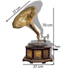 Antique Gramophone  Fully Functional Working Phonograph  Win-up Record Player
