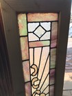 Sg 2763 Antique Stainglass Textured Glass Transom Window 13 75 X 54 75
