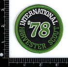 1978 International Harvester Scout Embroidered Patch Black b olive Iron sew-on