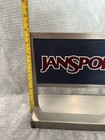 Jansport Backpack Store Display Sign Metal Advertising Rare Euc