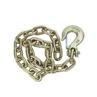 2pc 5 16  X 35  Trailer Safety Chain For Towing With Forged Hook 18800lbs