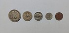 Lot 5 1936 Liberty Walking Half Dollars quarter merury Dime buffalo Nickel penny