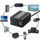 Car Power Inverter Dual Usb Charger Dc 12v To Ac 110 220v Adapter Converter Port