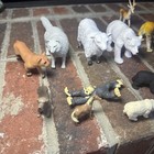 Lot Of 20 Vintage Plastic rubber Zoo Farm Jungle Safari Toy Animals