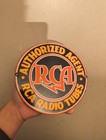 Vintage Rca Radio Tv Dealer Porcelain Metal Sign Tube Repair Service Dealer 