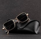 New Vintage Metal Steampunk Sunglasses Men Women Square Sun Glasses For Men