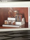 Copco Non-skid 3-tier Shelf Organizer Spice Rack  White gray  10        lot Of 4  
