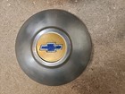 Lot Of 4 Vintage Metal Brushed Chrome Finish Chevrolet Hub Cap  Smaller Size